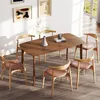 HOMCOM Eettafel 150 x 80 cm, keukentafel voor 6 personen, Productafbeelding-voorbeeld 2