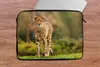 MuchoWow® Laptop Hülle 13 Zoll Wildtiere - Gras - Leopard - Produktbild-Vorschau 5