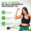 Tunturi Hula Hoop Smart Regolabile con Massaggio e Peso 1,3 Anteprima dell’immagine prodotto 7