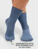 6x Socken Uni für Diabetiker und ohne Gummibund Blau Gr. Produktbild-Vorschau 4