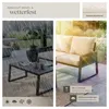 tectake Aluminium Gartenlounge-Set Captive Rope-Design Produktbild-Vorschau 6