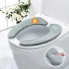WC-Sitzbezug, Plüsch, weich, dick, warm, waschbar, 2 Stück, Produktbild-Vorschau 1