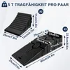 LARS360 2er Auffahrrampe + 2 Unterlegkeile, PP-Kunststoff, Produktbild-Vorschau 2