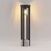 Lucande Wegeleuchte Overa, grau, Metall, 68 cm, IP44, E27 Produktbild-Vorschau 5