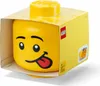 LEGO Aufbewahrungskopf STORAGE HEAD SILLY S 2 Liter gelb Produktbild-Vorschau 8