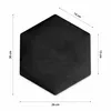 A black hexagonal wall panel with measurement indicators. Anteprima dell’immagine prodotto
