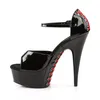 DELIGHT-660FH Damen Sandale von Pleaser, Schwarz  , EU 44, Produktbild-Vorschau 3