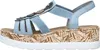 Rieker fsk damen sandalen Damen Sandalette in Blau, Größe Produktbild-Vorschau 13