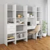 vidaXL Bibliothèque blanche 40x35x180 cm bois composite Voir les images du produit 14