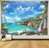Urlaub Wandteppich Wohnkultur Landschaft Wandteppich Produktbild-Vorschau 1