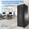 Extralink Racková skriňa 42U 800 × 800 mm Stojaci 19" Náhľad obrázku produktu 4