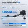 Rameur à Air MERACH, 10 Niveaux de Résistance, Compatible Voir les images du produit 5