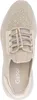 A top-down view of a beige sneaker with gold accents. Produktbild-Vorschau