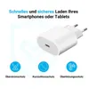 USB-C Ladegerät 20W – Schnell Ladegerät für iPhone 8 bis 17 Produktbild-Vorschau 3