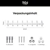 TOJ Living Armadio a muro - 62CM -16 Ganci - Ganci per Anteprima dell’immagine prodotto 4
