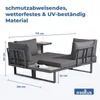 osoltus Aluminium Lounge Set Sofa Ecklounge Gartenlounge Produktbild-Vorschau 3