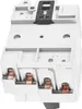 A close-up, angled view of a white electrical switch with copper connectors. Náhľad obrázku produktu