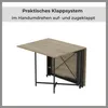 Rodnik Klappbarer Еsstisch, pulverbeschichtetes Produktbild-Vorschau 5