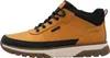Side view of a brown and black men's boot. Voir les images du produit