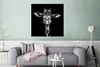 MuchoWow® Poster Giraffe - Porträt - Tiere - Schwarz - Weiß Produktbild-Vorschau 5