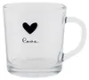 Clayre & Eef Teeglas 250 ml Glas Herz Produktbild-Vorschau 1