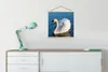 MuchoWow® Textilposter Schwan - Wasser - Vogel - Weiß 60x60 Produktbild-Vorschau 3