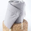 100% GRAU Baumwolle 360 x 30 cm BETTUMRANDUNG Babybett Produktbild-Vorschau 1
