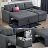 Sofa L Form Vitalispa Campina Grau 226 x 163 cm mit Produktbild-Vorschau 5