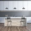 Relaxdays Barhocker klappbar, 2er Set, Rattan-Optik, Produktbild-Vorschau 2