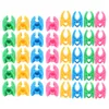 40 clips de fixation en silicone colorés pour accessoires Voir les images du produit 4