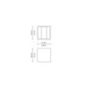 Cubetto IP54 6,5W LED-Wandleuchte mit verstellbaren Produktbild-Vorschau 4
