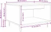 Möbel Couchtisch Eiche handwerklich 60 x 50 x 40 cm Produktbild-Vorschau 9