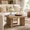 Tribesigns Couchtisch aus Holz 80 cm, im Landhausstil mit Produktbild-Vorschau 1