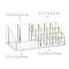 Relaxdays Make Up Organizer Acryl, 2-teilige Produktbild-Vorschau 5