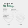 Spectrum LED Peerlamp A60 E27 Helder - 11W 1550lm 4000K - Productafbeelding-voorbeeld 5