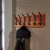 Wandgarderobe Garderobe Edge 2x6 Haken / Massiv Akazie Produktbild-Vorschau 1