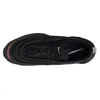 Nike Air Max 97, color negro con detalles en rojo intenso, Vista previa de la imagen del producto 3