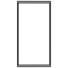 Brennholzregal Mattschwarz 110x28x214 cm Stahl Produktbild-Vorschau 3