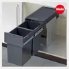 Hailo Tandem poubelle coulissante 2x15 L meuble dès 30 cm Voir les images du produit 11