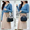 Camerazar Elegante borsa tote in pelle nera con manici e Anteprima dell’immagine prodotto 2