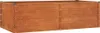 Podwyższona donica, rdzawa, 160x80x45 cm, stal kortenowska Podgląd zdjęcia produktu 1