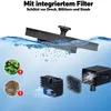 Solar-Brunnen Set für draußen - 45 cm Schale sandfarben Produktbild-Vorschau 8