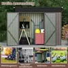 COSTWAY Gartenhaus 235x117x185cm Metall, Geräteschuppen mit Produktbild-Vorschau 7