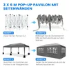 Quictent Faltpavillon 3x6m mit 6 Seitenwänden, Pop up Produktbild-Vorschau 5