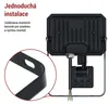 LED reflektor SIMPO s pohybovým čidlem, 20 W, černý, neutrální bílá Produktbild-Vorschau