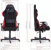 DXRacer Formula F01 Gaming Chair, schwarz-rot Produktbild-Vorschau 5