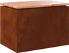 vidaXL Gartenbank 1 -Seater 60 x 40 x 43 cm Rostig Produktbild-Vorschau 1