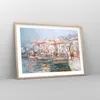 Gerahmtes Poster - Rahmen in heller Eiche - Insel Boote Produktbild-Vorschau 8