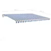vidaXL Markise Automatisch Einziehbar 400x350 cm Blau und Produktbild-Vorschau 11