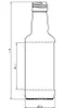 MONOPOL-Glasflasche 0,2 l klar/transparent 35 Stück Produktbild-Vorschau 2
